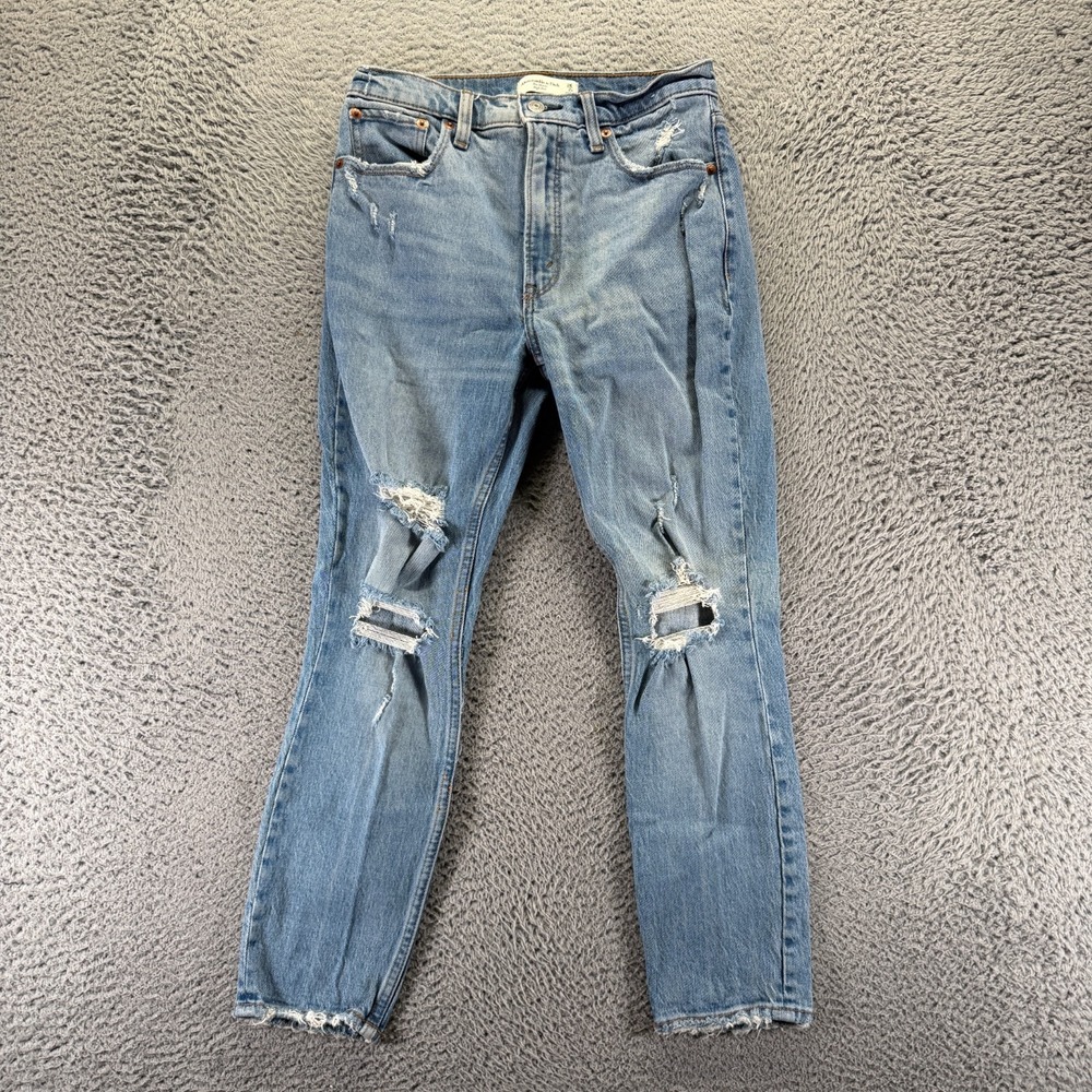 Abercrombie & Fitch Jeans Womens 2 Blue Cotton Denim Skinny High Rise‎ Stretch